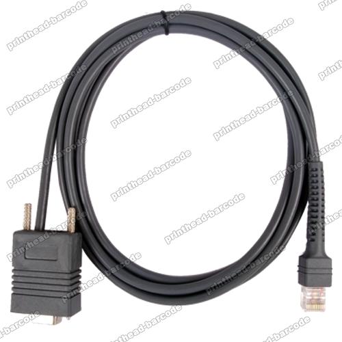Coiled RS-232 Serial Cable for Symbol LS2208 42087708 7808 3M - Click Image to Close